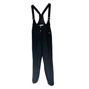 Women's Black Suspender Pants